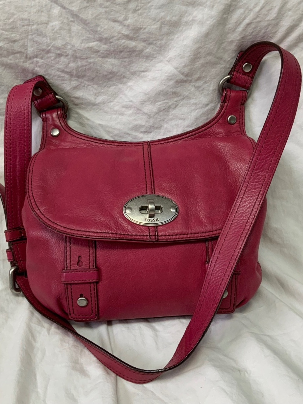 Fossil Maddox Crossbody Bag in Pink
